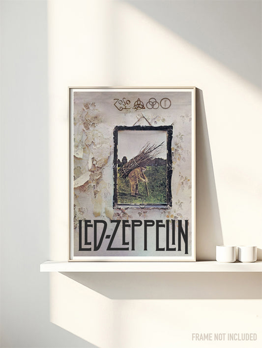 LED ZEPPELIN - Symbios Design Rare Glossy Poster Print