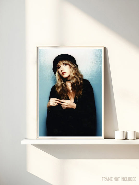 FLEETWOOD MAC - STEVIE NICKS - Symbios Design Rare Glossy Poster Print