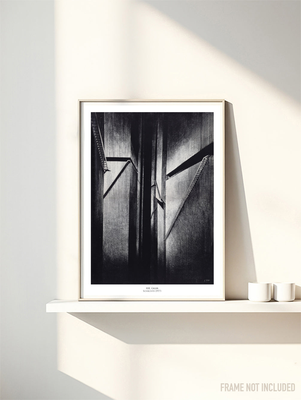 HR GIGER - SCHACHTE - Symbios Design Rare Glossy Poster Print
