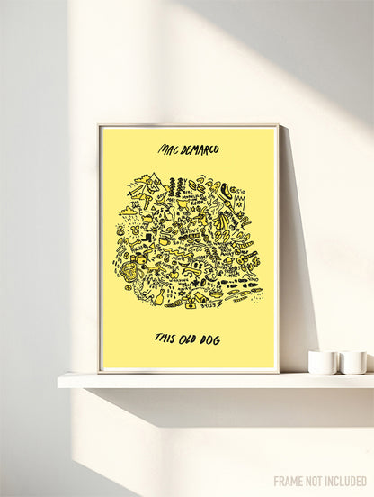 MAC DEMARCO - This Old Dog  - Music Poster,  Music Decor, Band Memorabilia, Music Lover Gift