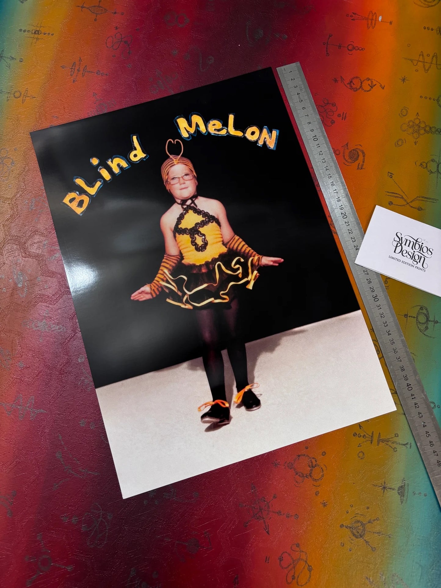 BLIND MELON  - NO RAIN - Symbios Design - Rare Glossy Print
