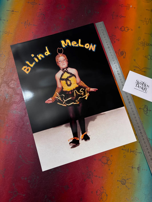 BLIND MELON  - NO RAIN - Symbios Design - Rare Glossy Print