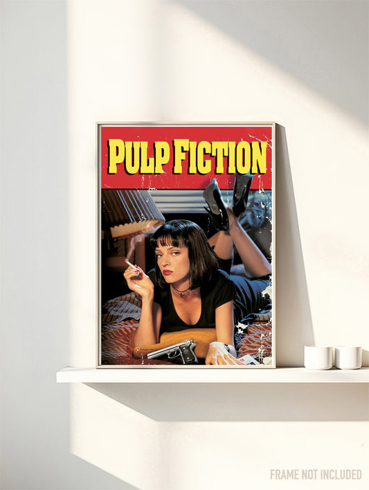 PULP FICTION - TARANTINO - Symbios Design Rare Glossy Poster Print