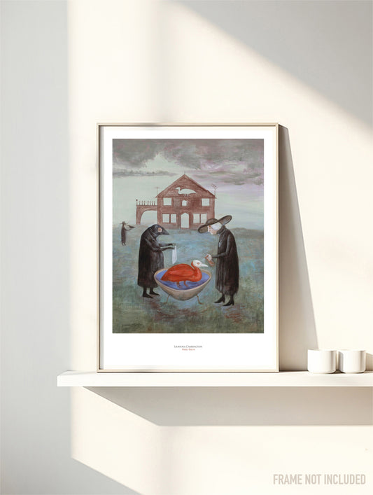 Leonora Carrington - Bird Bath (1974)  - Symbios Design Rare Glossy Poster Print