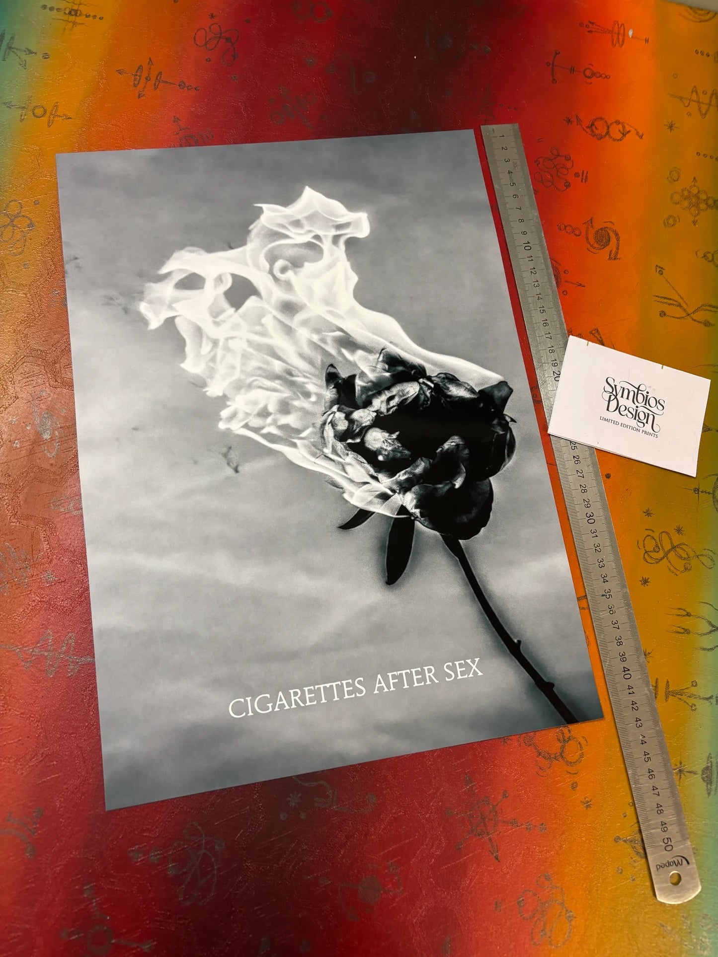 CIGARETTES AFTER SEX - BURN - Symbios Design - Rare Glossy Print