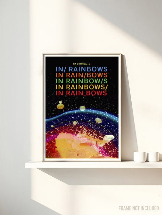 RADIOHEAD - IN RAINBOWS - Symbios Design Rare Glossy Poster Print