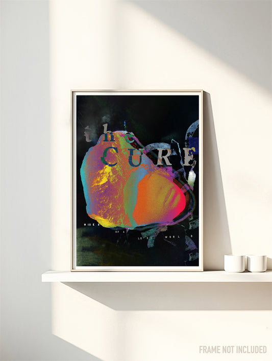THE CURE - REMIXES OF A LOST WORLD  - Symbios Design Rare Glossy Poster Print