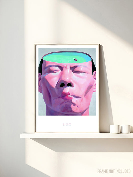 Yue Minjun, Water, 1998  - Symbios Design Rare Glossy Poster Print