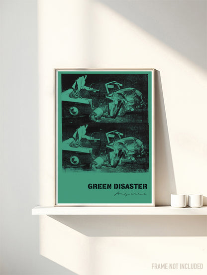 Andy Warhol - Green Disaster - Rare Music Poster,  Music Decor, Band Memorabilia, Music Lover Gift