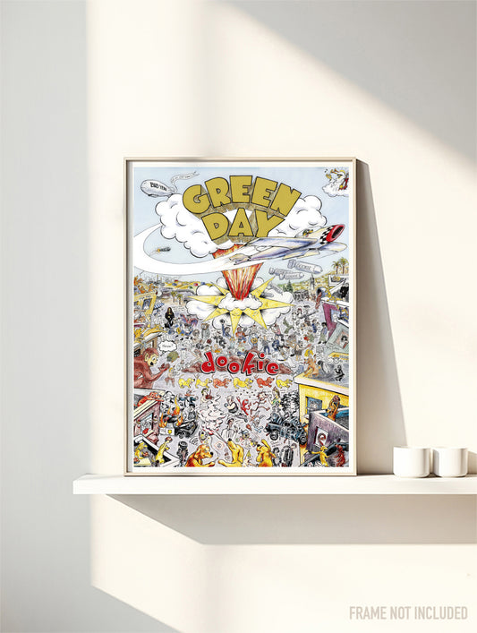 GREEN DAY - DOOKIE  - Symbios Design Rare Glossy Poster Print