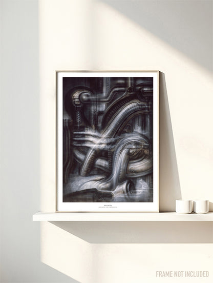 H.R.Giger Japanese Excursion III - Symbios Design Rare Glossy Poster Print