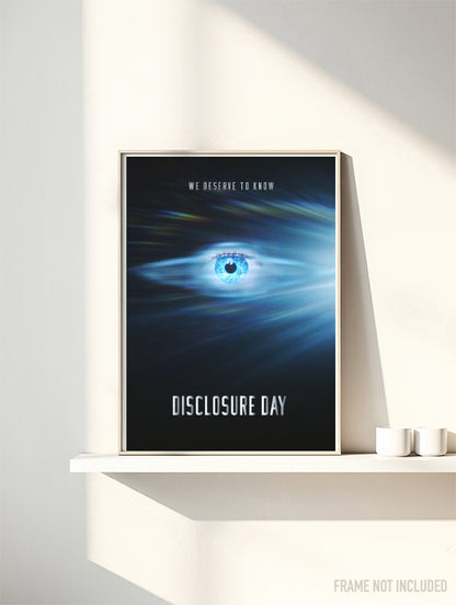 DISCLOSURE DAY - Symbios Design Rare Glossy Poster Print