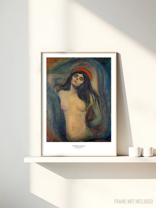 EDVARD MUNCH - MADONNA - Symbios Design Rare Glossy Poster Print