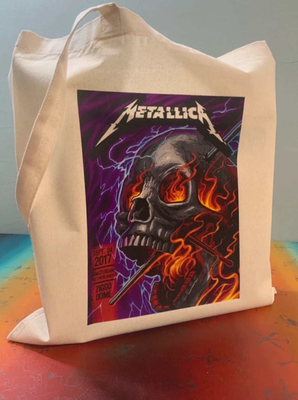 METALLICA - AMSTERDAM 2017 - Symbios Design Tote Bag