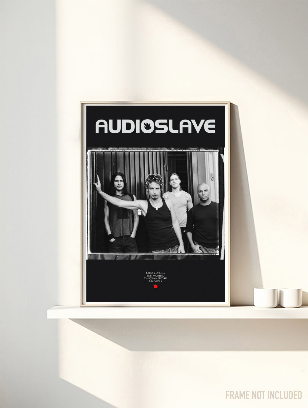 AUDIOSLAVE - BAND PORTRAIT - Symbios Design Rare Glossy Poster Print