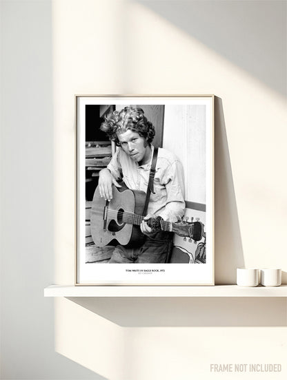 TOM WAITS - Symbios Design Rare Glossy Poster Print
