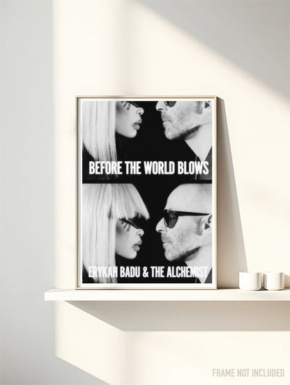 ERYKAH BADU & THE ALCHEMIST - Symbios Design Rare Glossy Poster Print