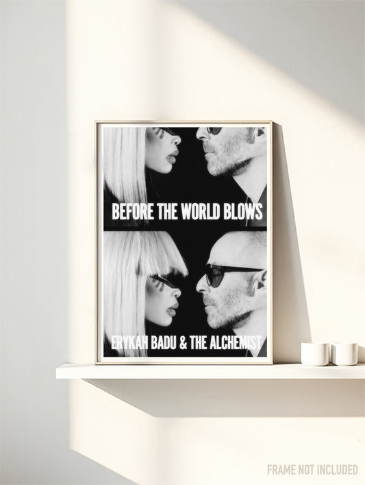 ERYKAH BADU & THE ALCHEMIST - Symbios Design Rare Glossy Poster Print