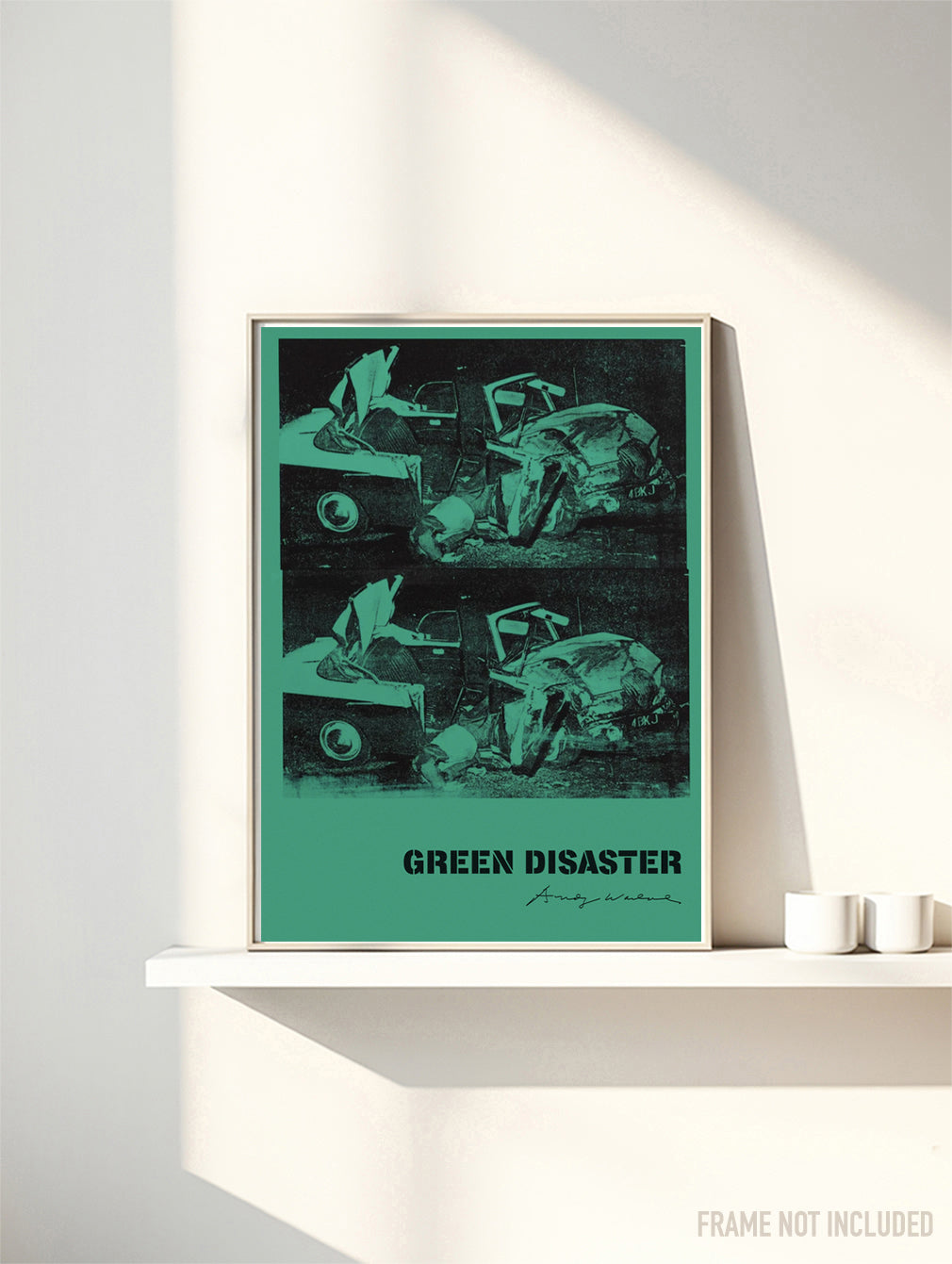 ANDY WARHOL - GREEN DISASTER - Symbios Design Rare Glossy Poster Print
