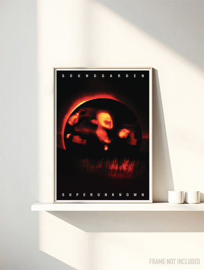 Soundgarden - Superunknown - Rare Music Poster,  Music Decor, Band Memorabilia, Music Lover Gift
