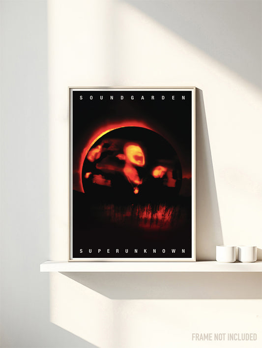 Soundgarden - Superunknown - Rare Music Poster,  Music Decor, Band Memorabilia, Music Lover Gift
