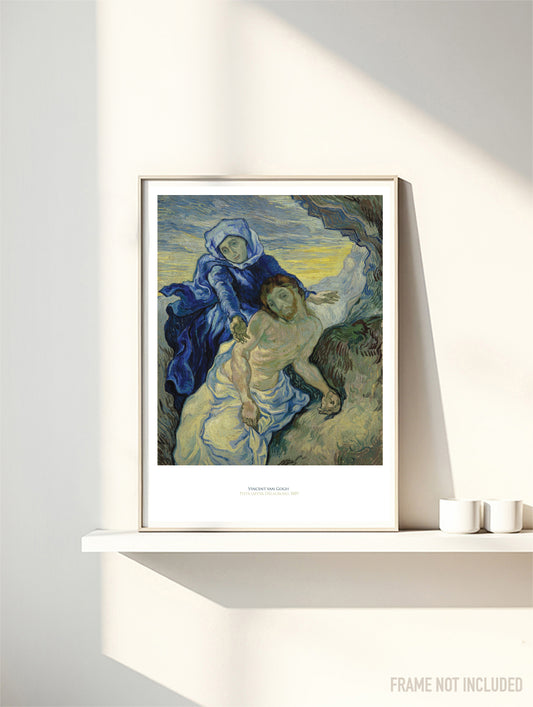 VINCENT VAN GOGH - PIETA - Symbios Design Rare Glossy Poster Print