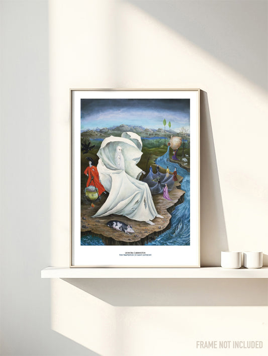 LEONORA CARRINGTON - THE TEMPTATION OF SAINT ANTHONY - Symbios Design Rare Glossy Poster Print