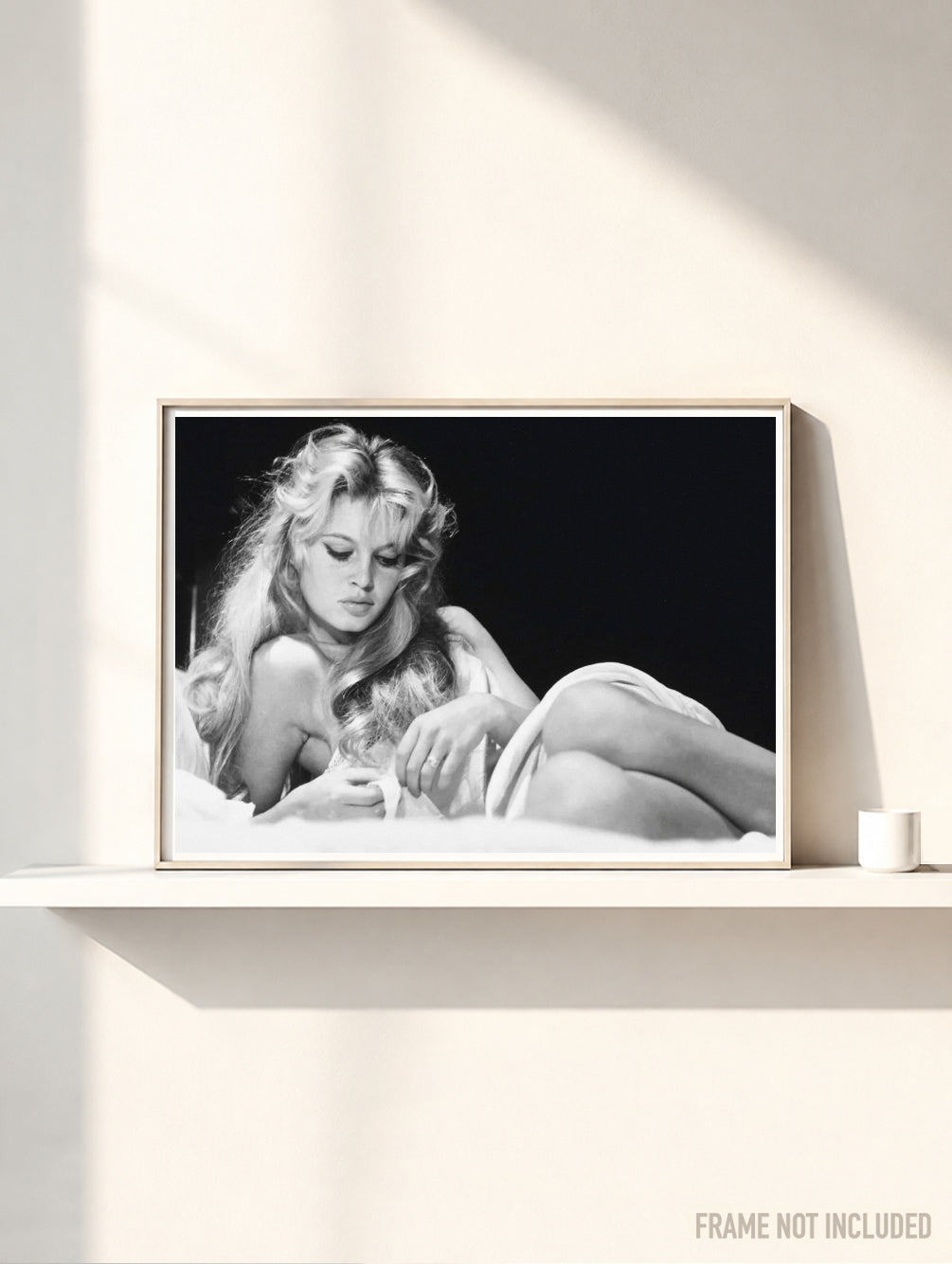 BRIGITTE BARDOT - BED - Symbios Design Rare Glossy Poster Print