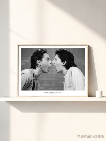 ABRAMOVIC & ULAY - AAA - AAA - Symbios Design Rare Glossy Poster Print