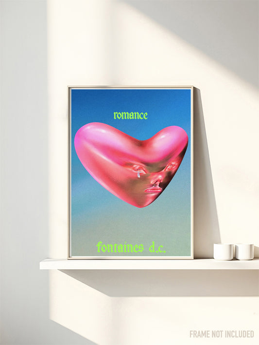 FONTAINES D.C. - Romance -  Rock Music Poster, Music Wall Art, Retro Vintage Music Decor, Band Memorabilia, Music Lover Gift