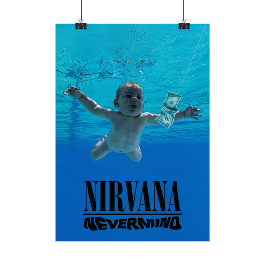 Nirvana - Nevermind - Rare Music Poster,  Music Decor, Band Memorabilia, Music Lover Gift