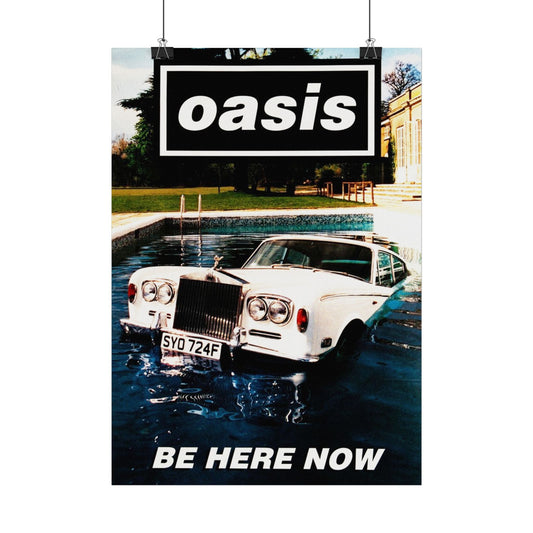 Oasis - Be Here Now - Rare Music Poster,  Music Decor, Band Memorabilia, Music Lover Gift