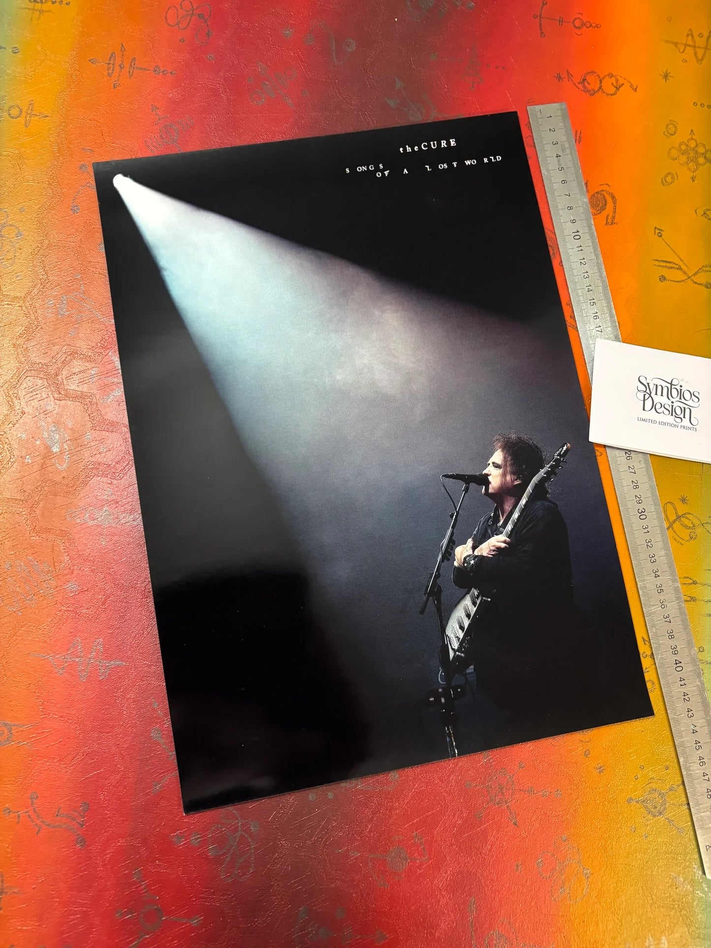 THE CURE LIVE - SONGS OF A LOST WORLD - Symbios Design - Rare Glossy Print