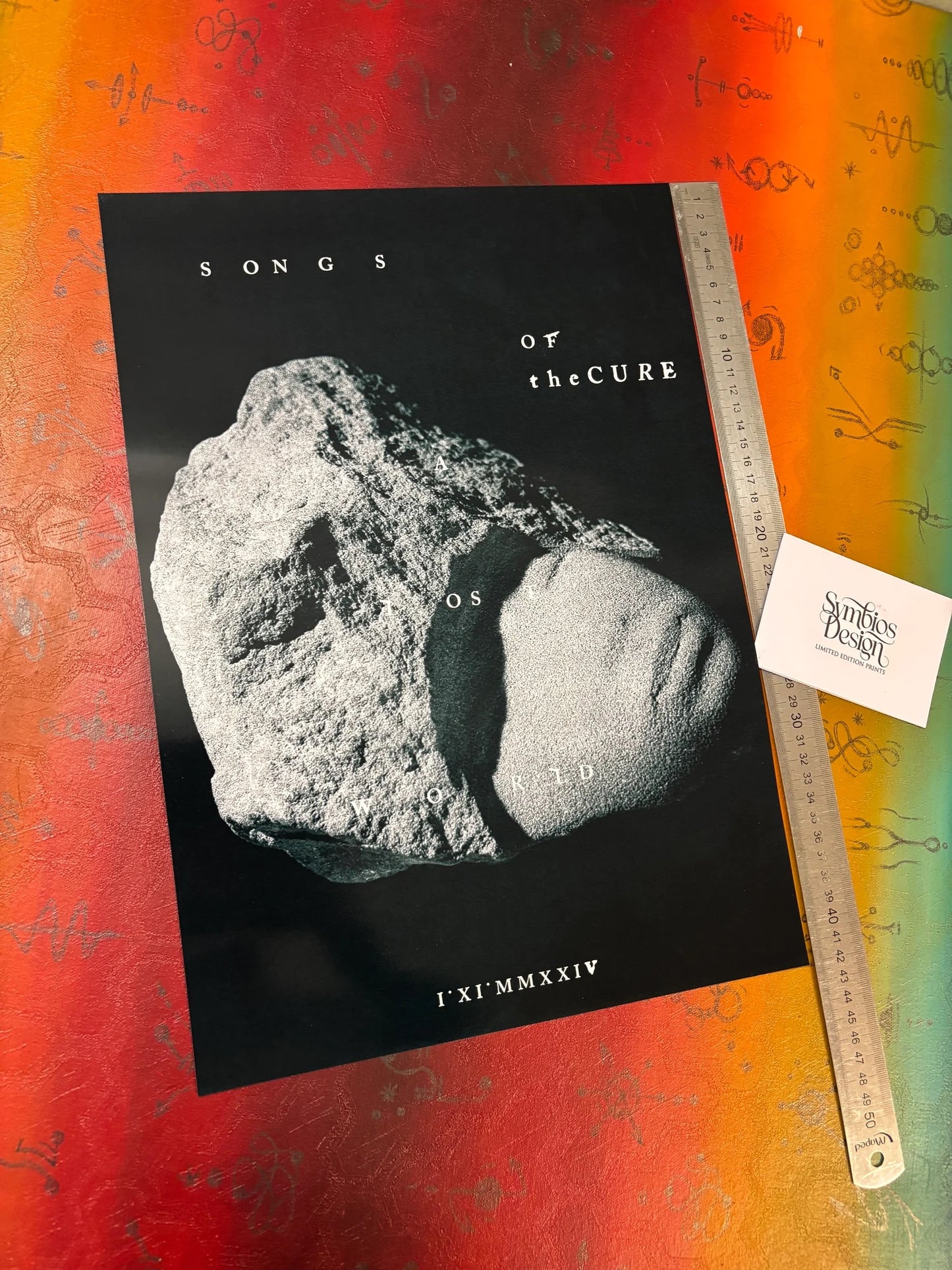 THE CURE - SONGS OF A LOST WORLD - Symbios Design - Rare Glossy Print