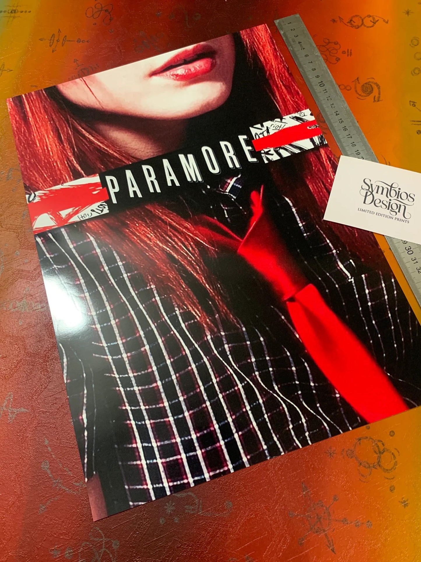 PARAMORE II - SYMBIOS DESIGN - RARE POSTER PHOTO PRINT