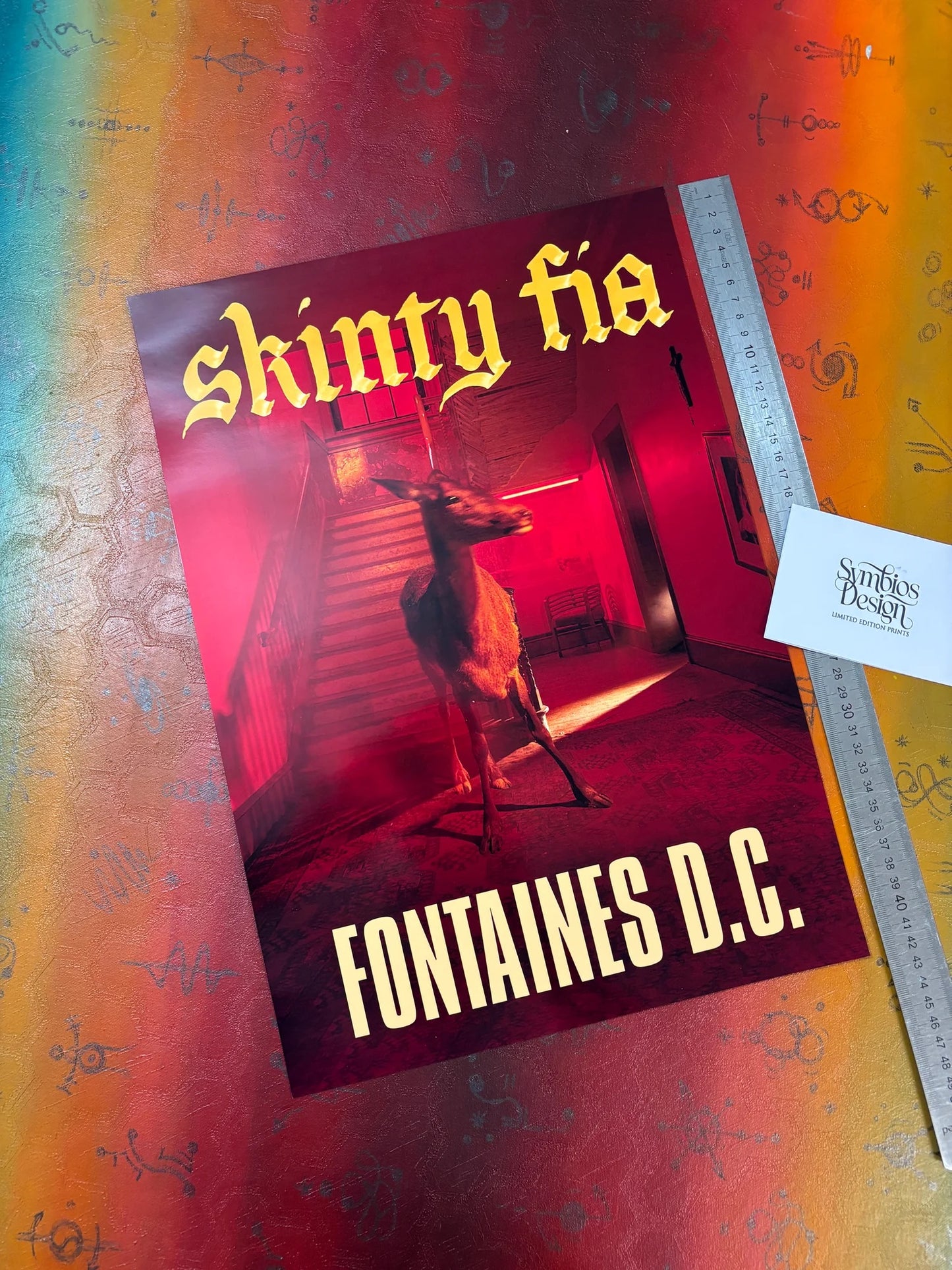 FONTAINES DC - SKINTY FIA  - Symbios Design - Rare Glossy Print