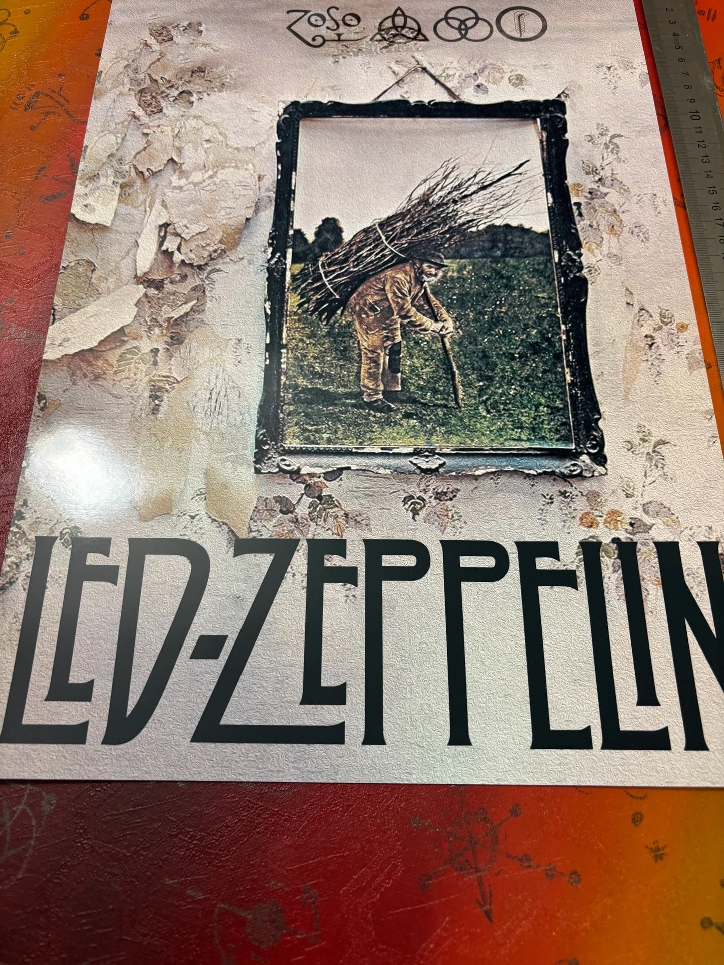 LED ZEPPELIN - IV - Symbios Design - Rare Glossy Print
