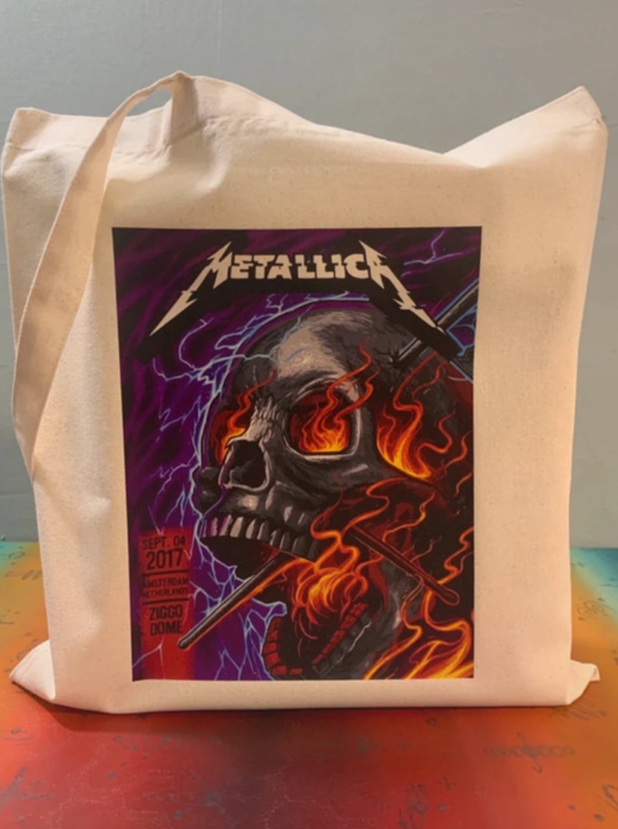 METALLICA - AMSTERDAM 2017 - Symbios Design Tote Bag
