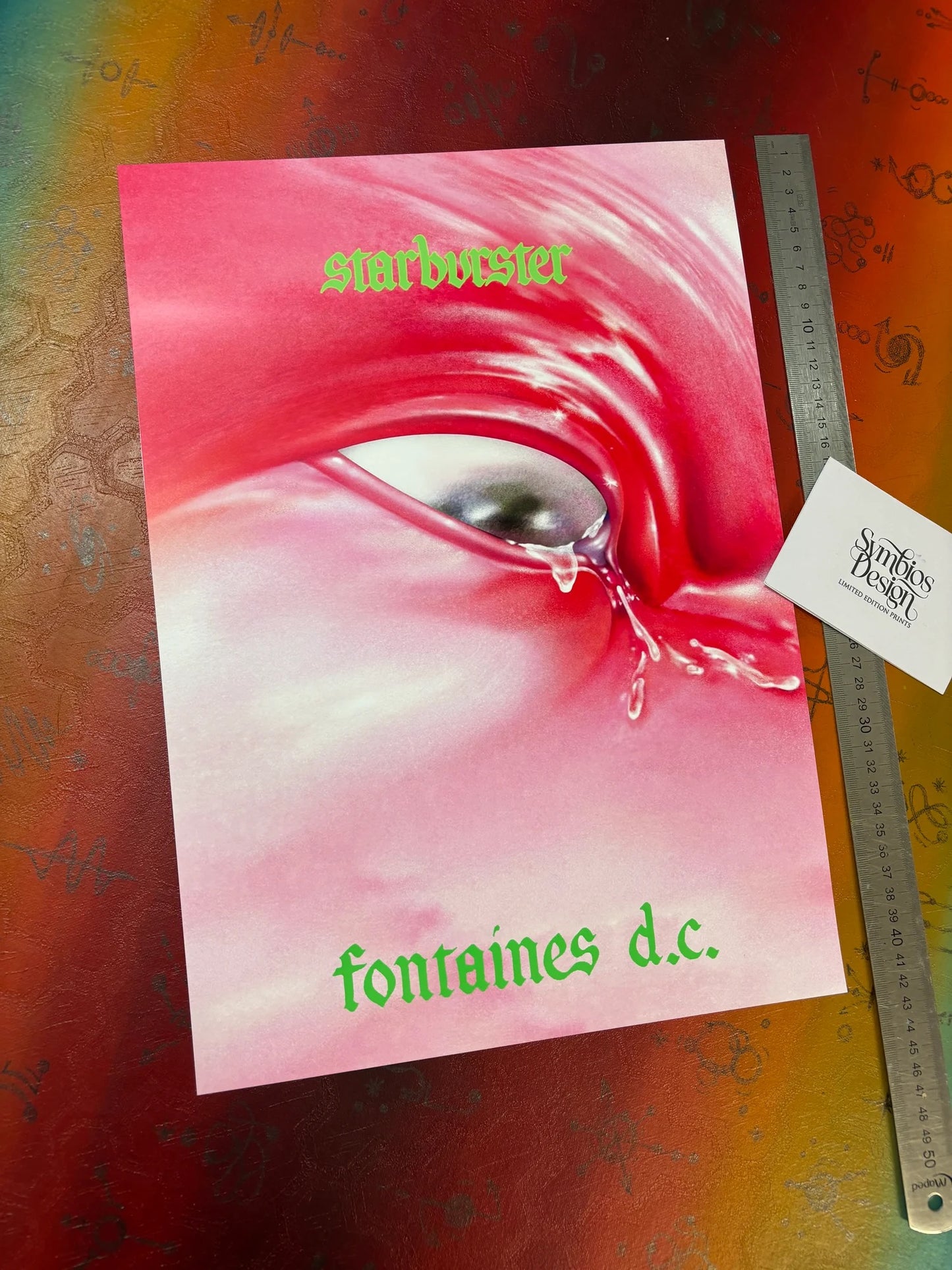 FONTAINES DC - STARBURSTER  - Symbios Design - Rare Glossy Print