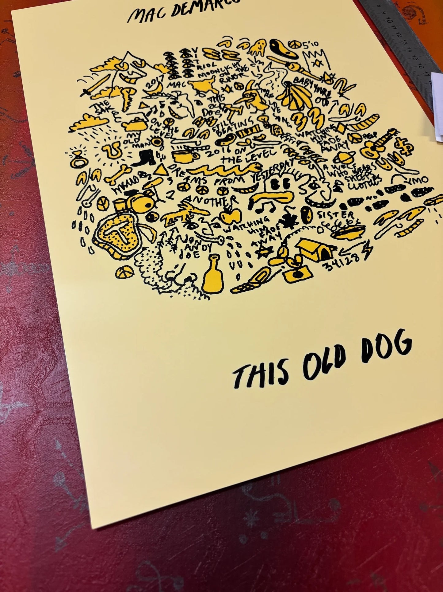 MAC DEMARCO - THIS OLD DOG - Symbios Design - Rare Glossy Print