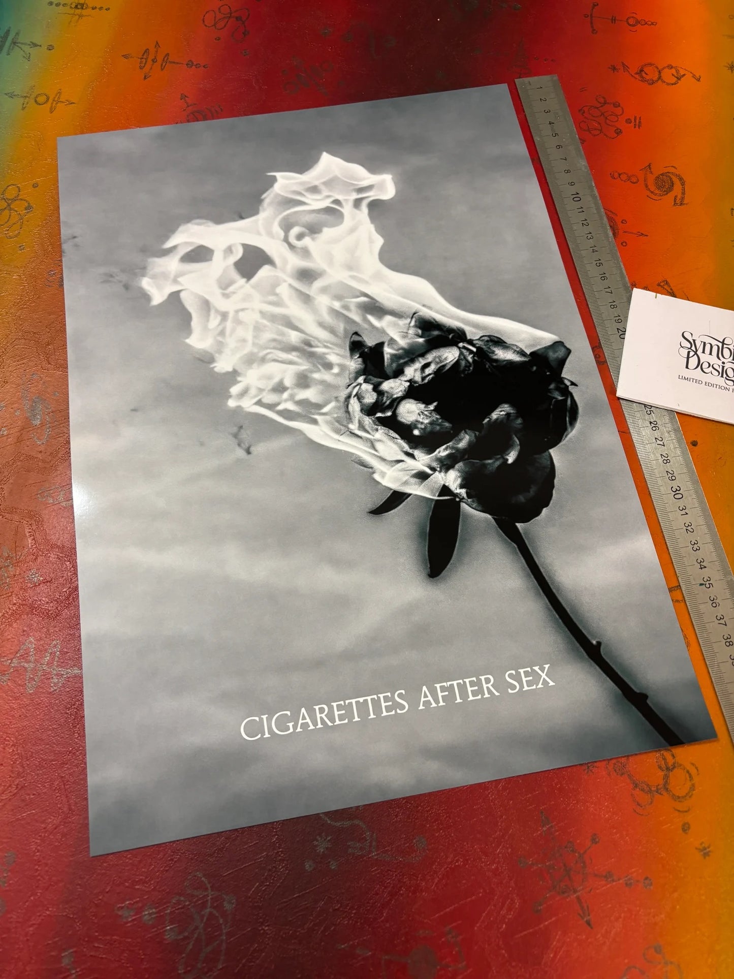 CIGARETTES AFTER SEX - BURN - Symbios Design - Rare Glossy Print