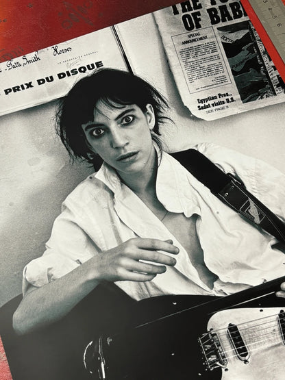 PATTI SMITH - NEW YORK - Symbios Design - Rare Glossy Print