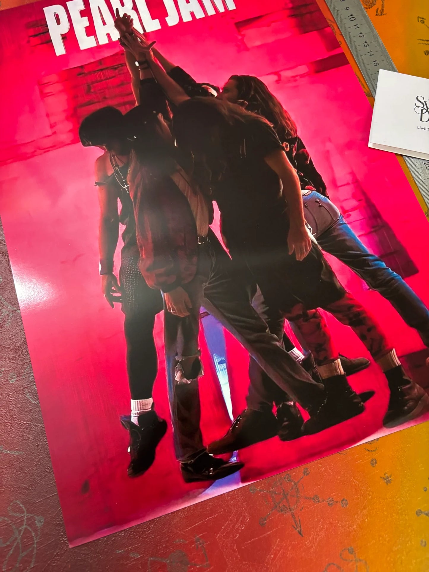 PEARL JAM - TEN - Symbios Design - Rare Glossy Print