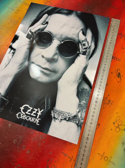 OZZY OSBOURNE - Symbios Design Rare Glossy Poster Print