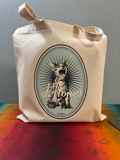 DEFTONES - BORED - Tote Bag – Oeko-Tex Certified Cotton Reusable Bag