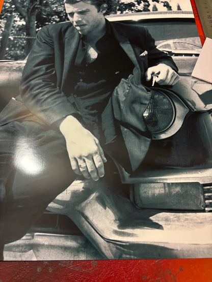 TOM WAITS - CAR PORTRAIT - Symbios Design - Rare Glossy Print