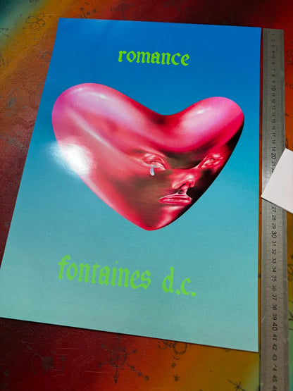 FONTAINES DC - ROMANCE - Symbios Design - Rare Glossy Print