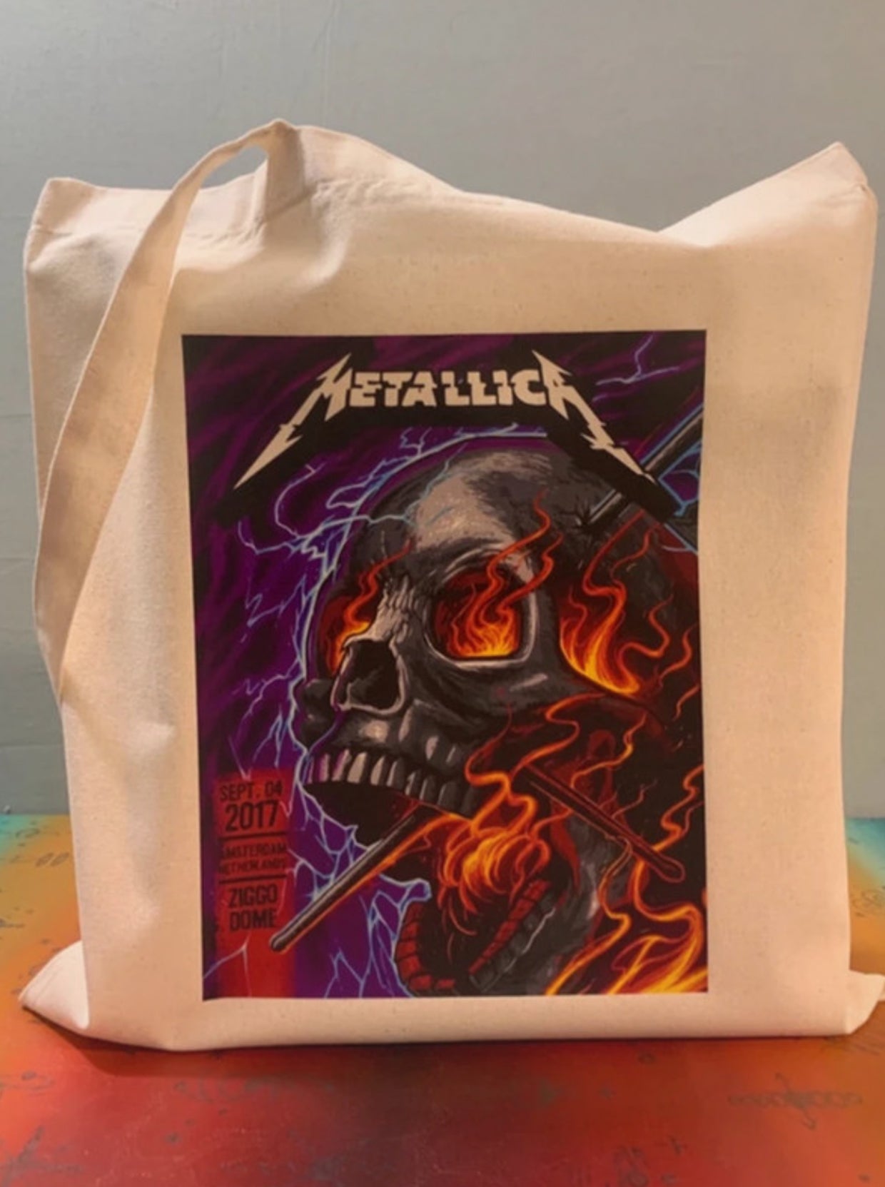 METALLICA - AMSTERDAM 2017 - Symbios Design Tote Bag