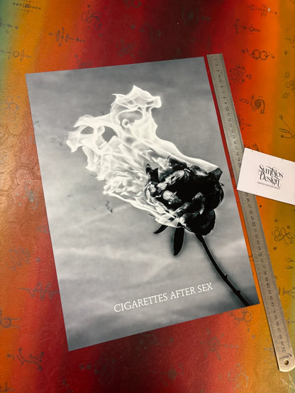 CIGARETTES AFTER SEX - BURN - Symbios Design - Rare Glossy Print