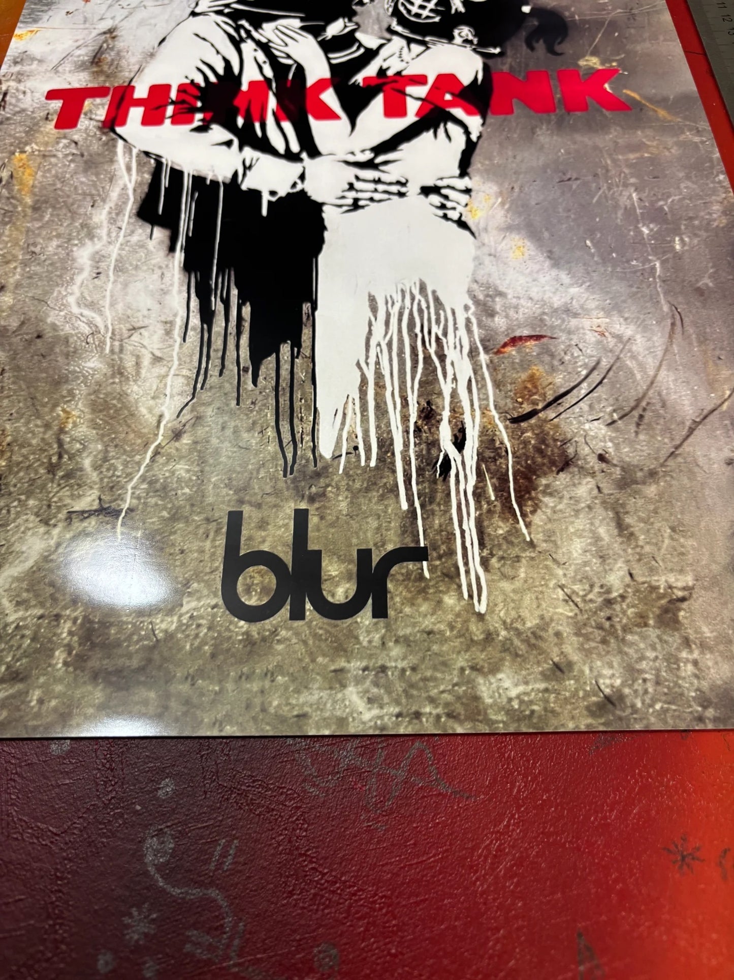BLUR - THINK TANK - BANKSY - Symbios Design - Rare Glossy Print